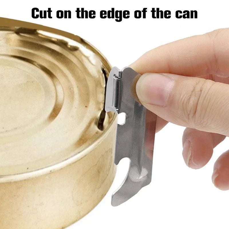 Foldable 2-in-1 Stainless Steel Multi-Tool Can Opener Utili-Key