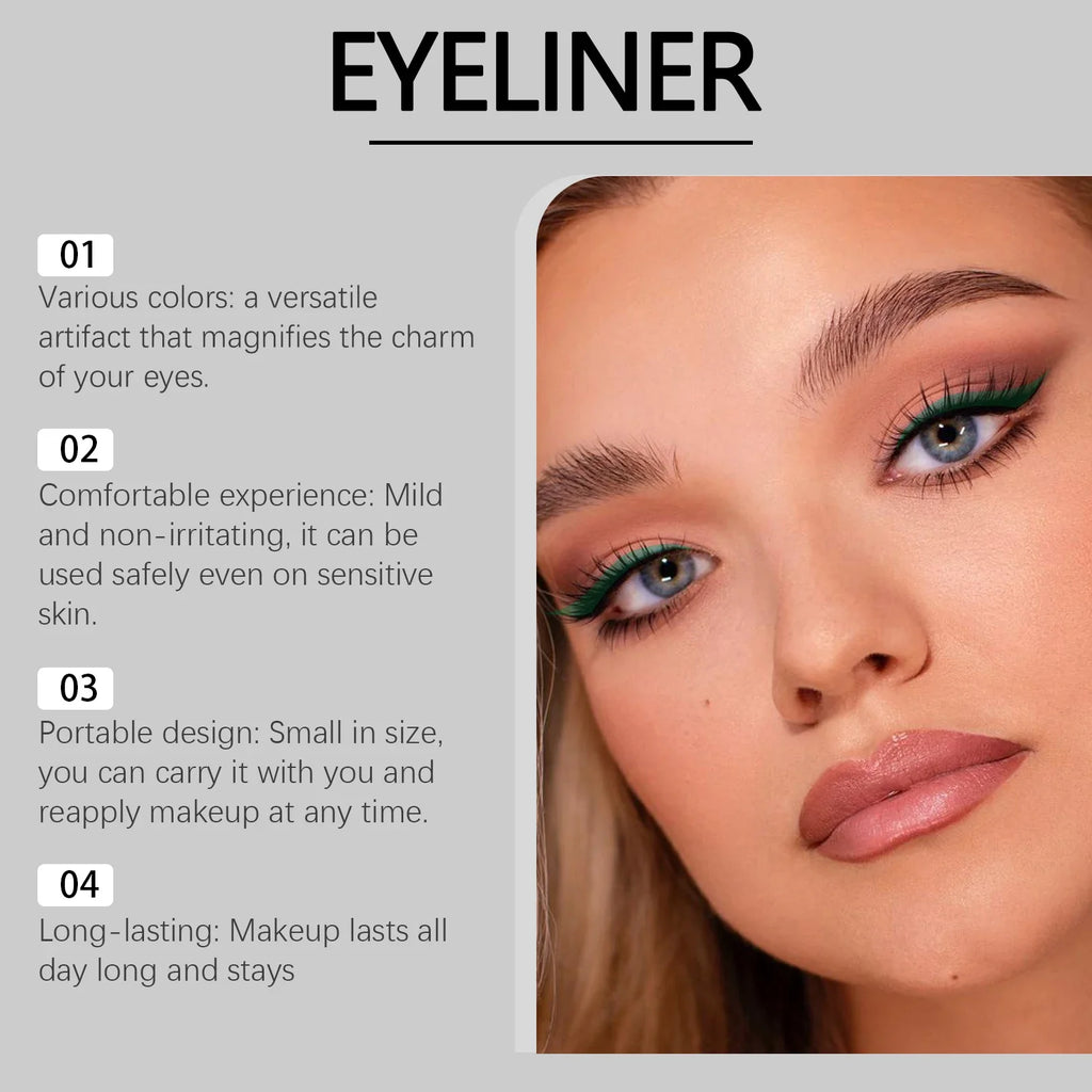 Eelhope Waterproof Eyeliner Pencil – 4 Colors, Long-Lasting