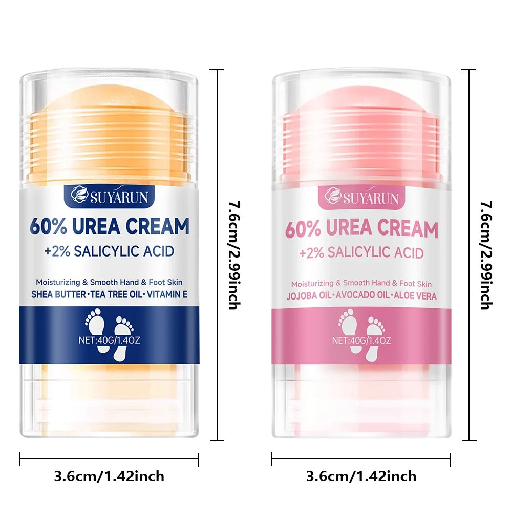 60% Urea Foot Cream Stick – Cracked Heel Repair & Deep Hydration, 40g