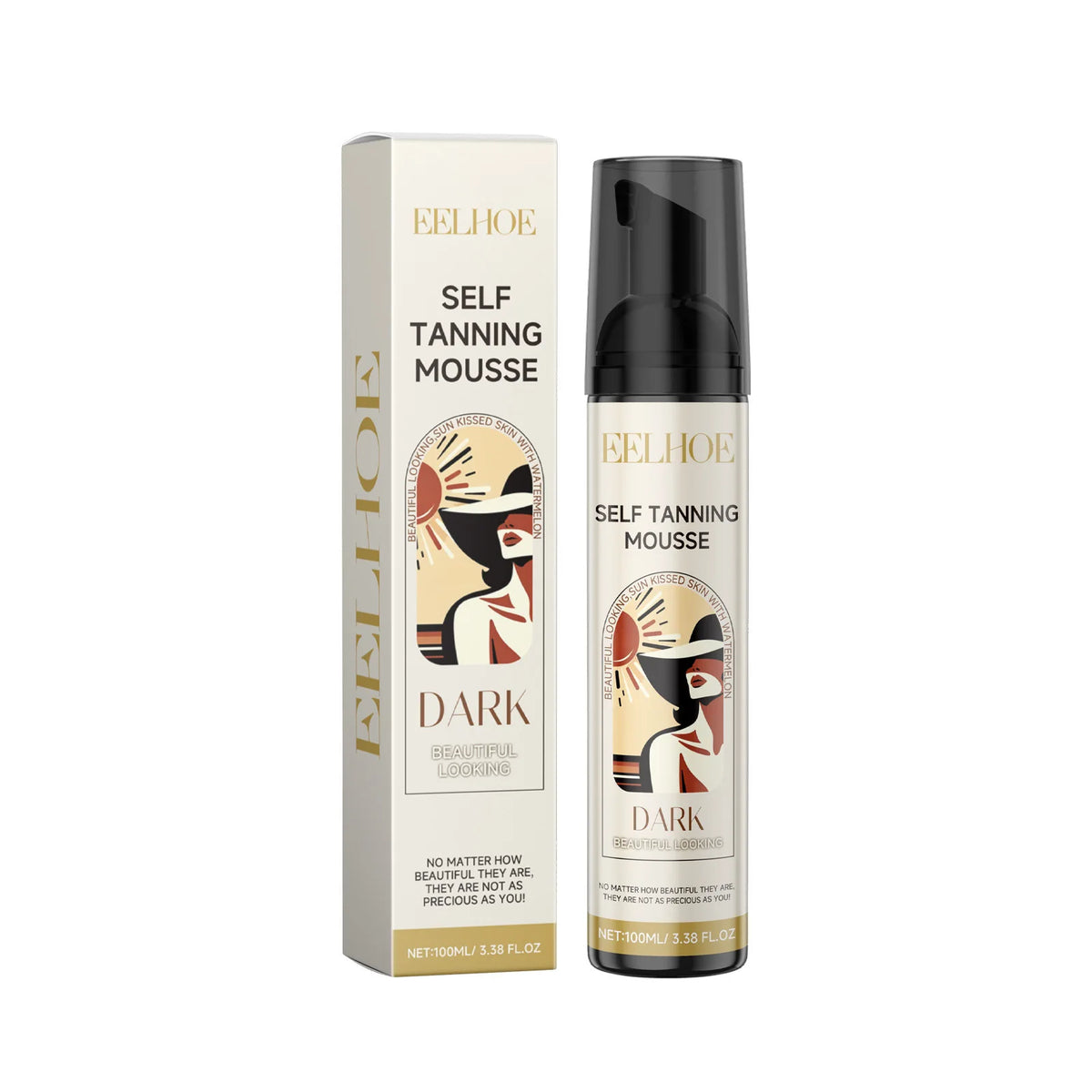EELHOE Self-Tanning Mousse – Streak-Free Body Bronzer