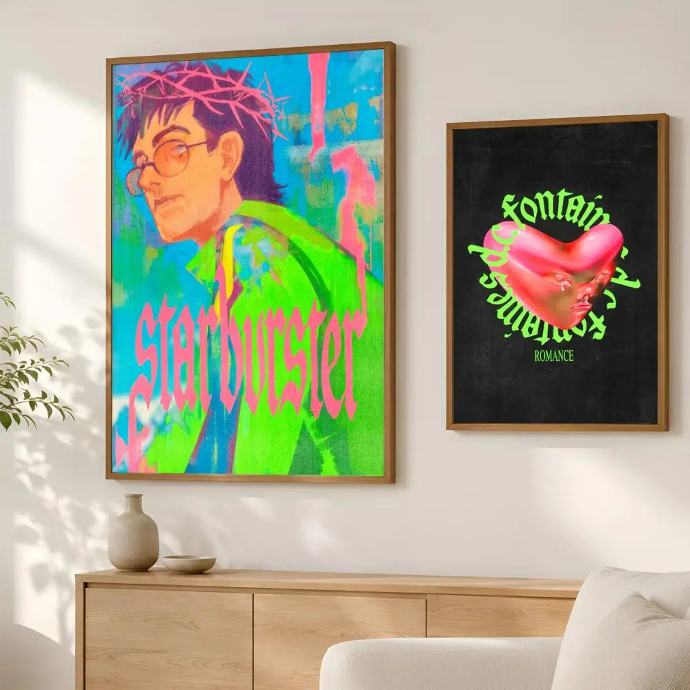 Fontaines D.C Poster – Self-Stick HD Waterproof Wall Art Decor