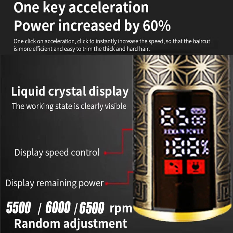 Oumonoka T9 Waterproof Electric Shaver & Beard Trimmer for Men