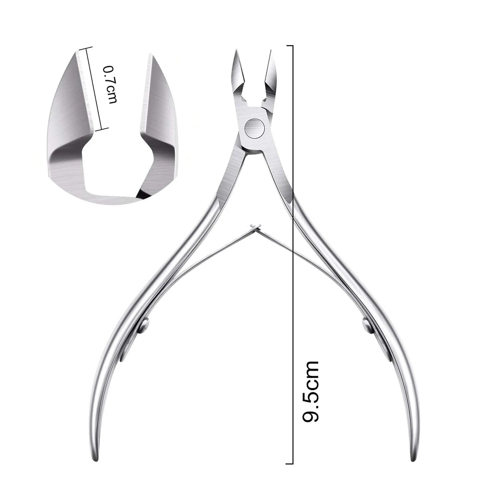 3 Packs Stainless Steel Cuticle Nippers Trimmer Professional Nail