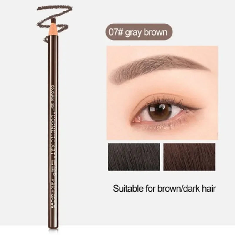 Waterproof Eyebrow Pencil Brown & Black | Long-Lasting Brow Pen