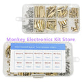 120pcs M3 Brass Standoff Spacer Kit – PCB Hex Pillar Screws & Nuts