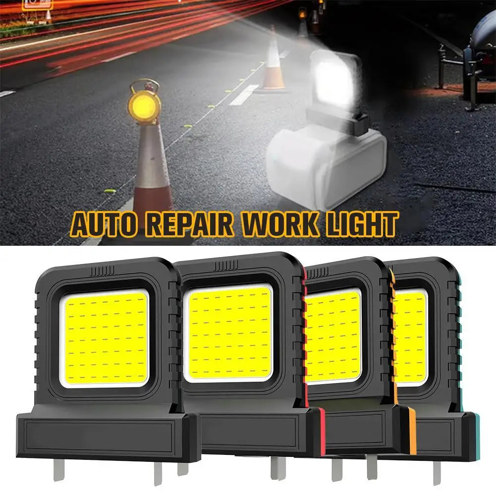 Portable 14W LED Work Light – IP67 Waterproof, Battery Socket