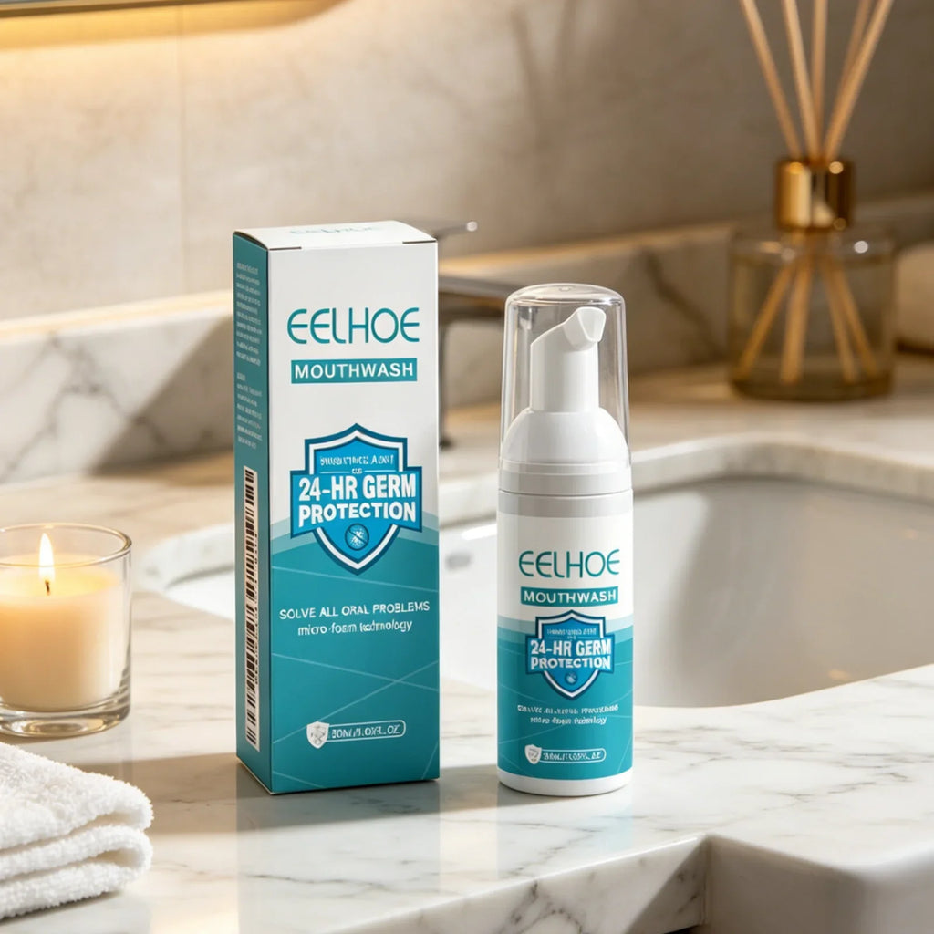 EELHOE Foam Mouthwash – Fresh Breath, Plaque & Gum Care 30ml