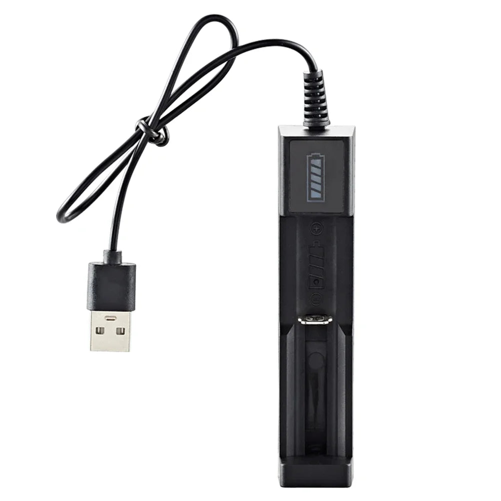 18650 Lithium Battery Charger – 1/2/3 Slot USB 4.2V