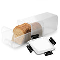 Airtight Bread Box with Drawer Tray & Sealing Lid – Clear