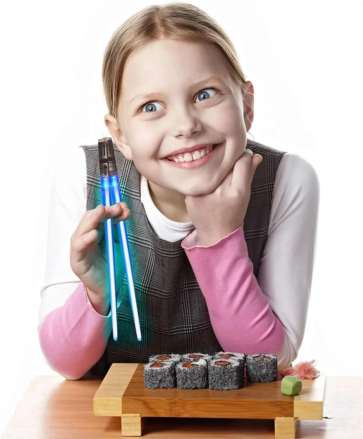 Chop Sabers Lights Up Lightsaber Chopsticks Luminous Night Tableware