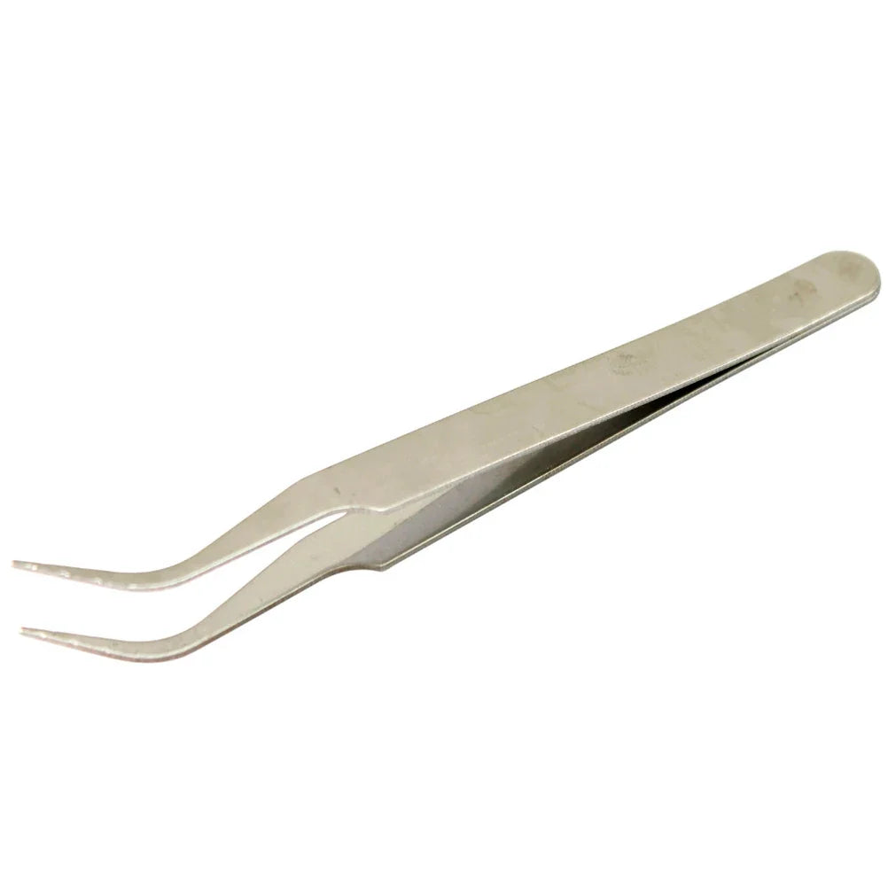 3-Piece Stainless Steel Precision Tweezers Set – Electronics Repair