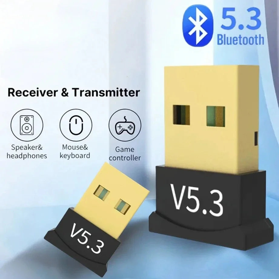 USB Bluetooth 5.3 Adapter Wireless Dongle for PC Laptop