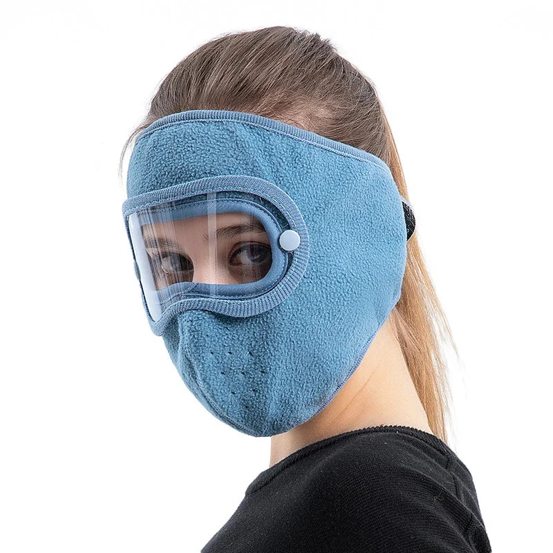 Full Face Balaclava with Removable Goggles | Anti-Fog Dustproof
