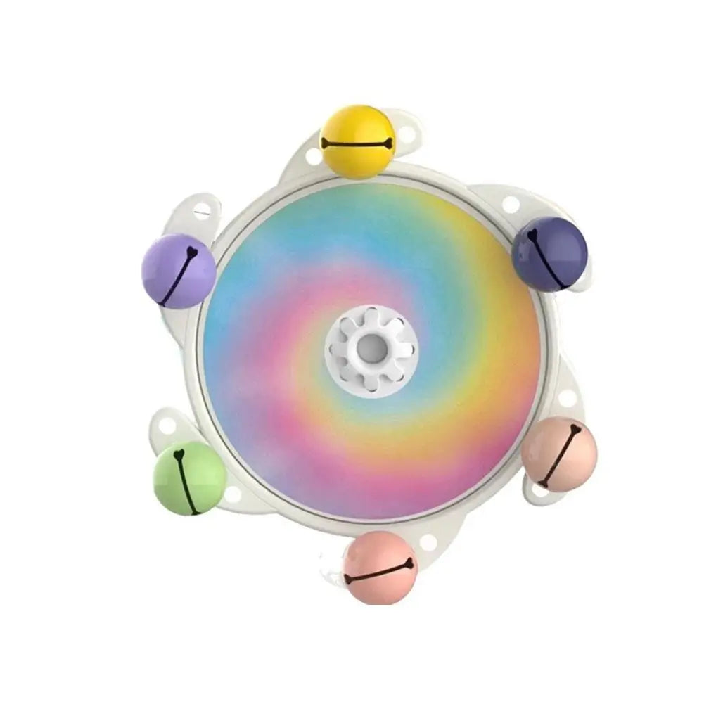 Parrot Rotating Chew Toy – Spinner Wheel with Bells & Ball