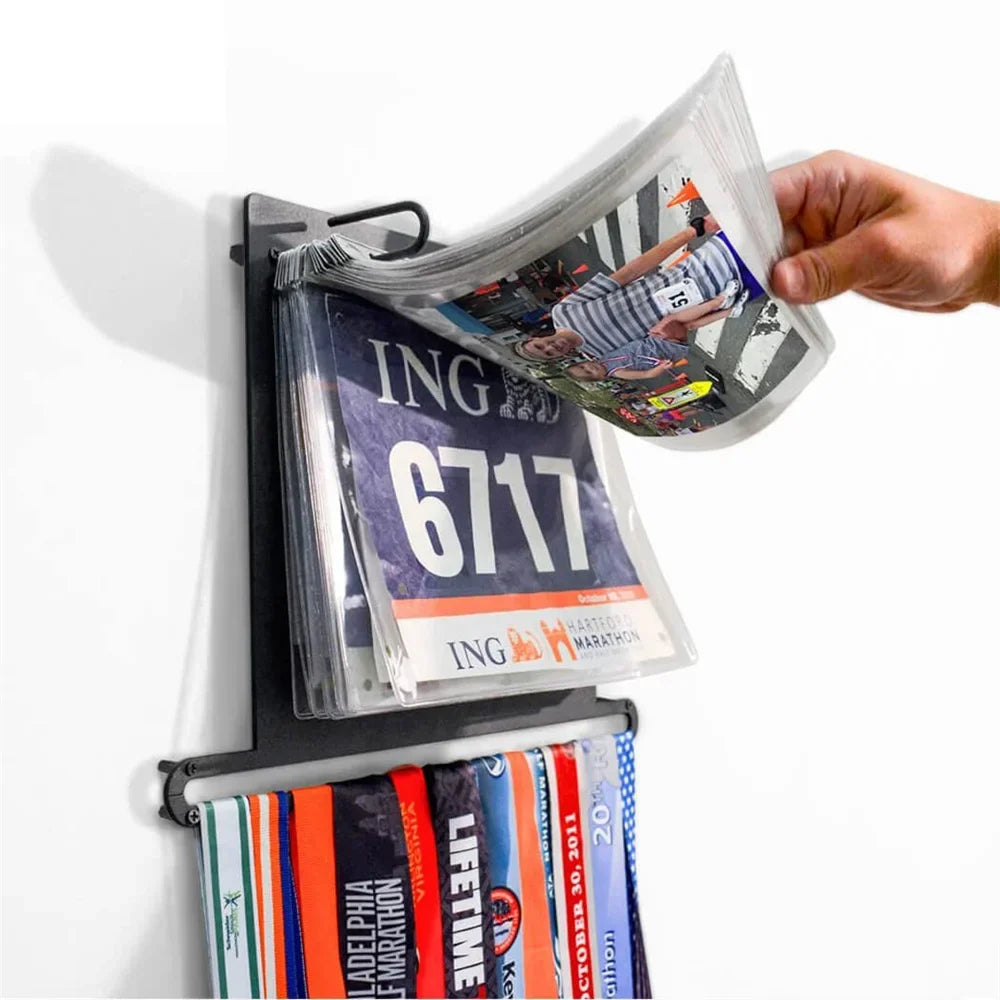 4 Styles Medal Hanger Race Medals Holder Ribbon Sport Display Rack