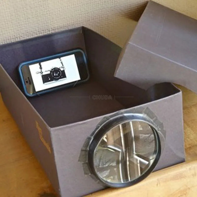 100mm Convex Glass Lens – DIY Projector & Magnifying Lens