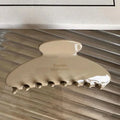 Large Acetate Hair Claw Clip – Retro Korean Shark Clip
