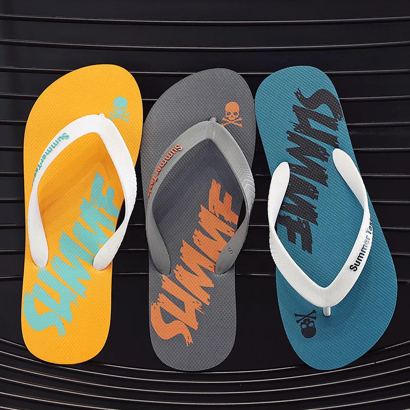 Men's Anti-Skid Flip Flops | Beach & Indoor Slide Sandals