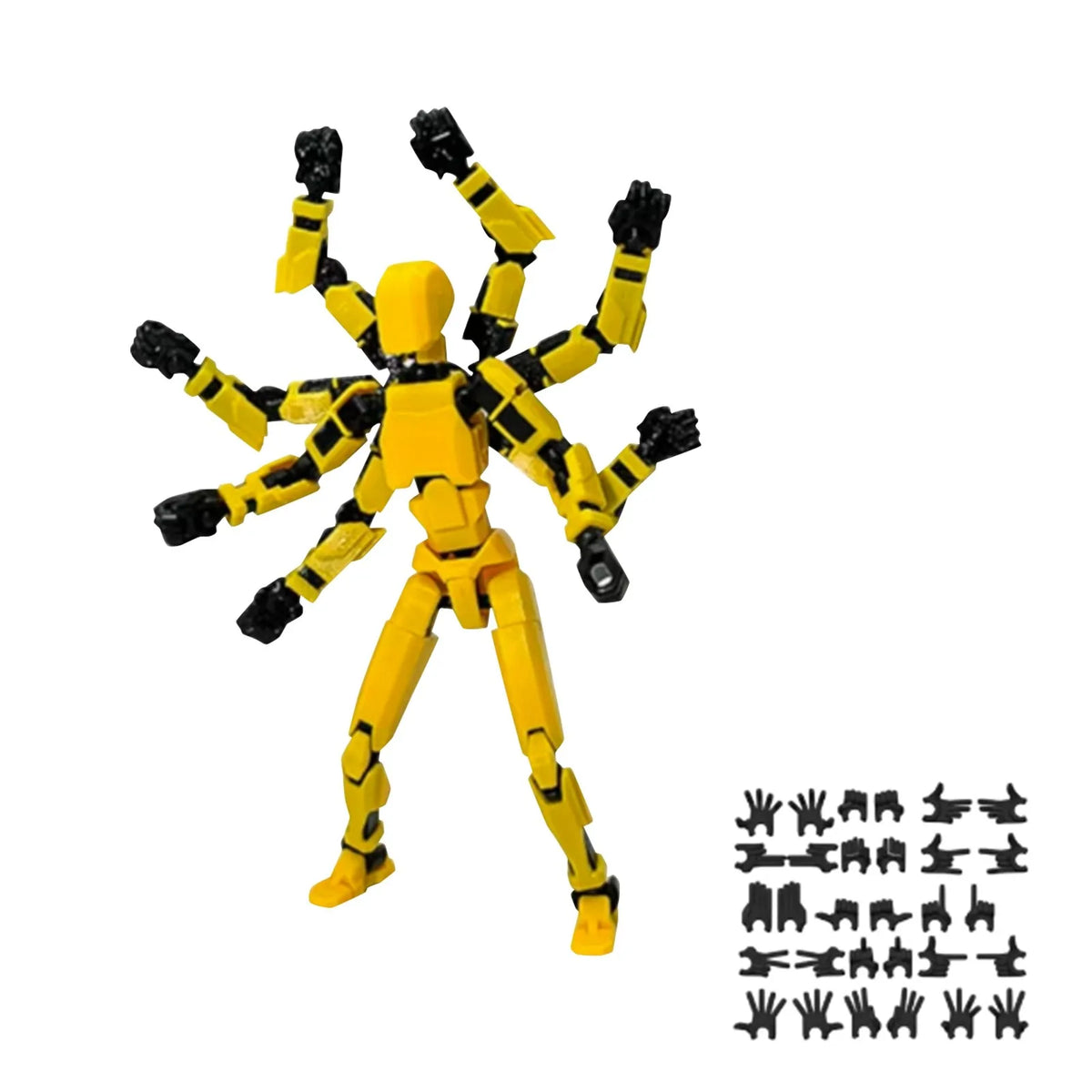 3D Printed Movable Robot Action Figure | Desktop Decoration