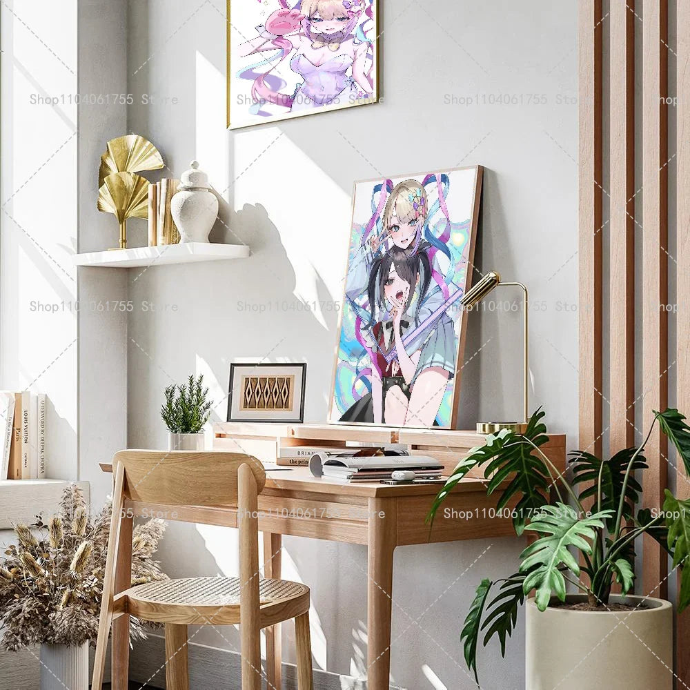 Needy Girl Overdose Game Poster – Waterproof Wall Sticker Art