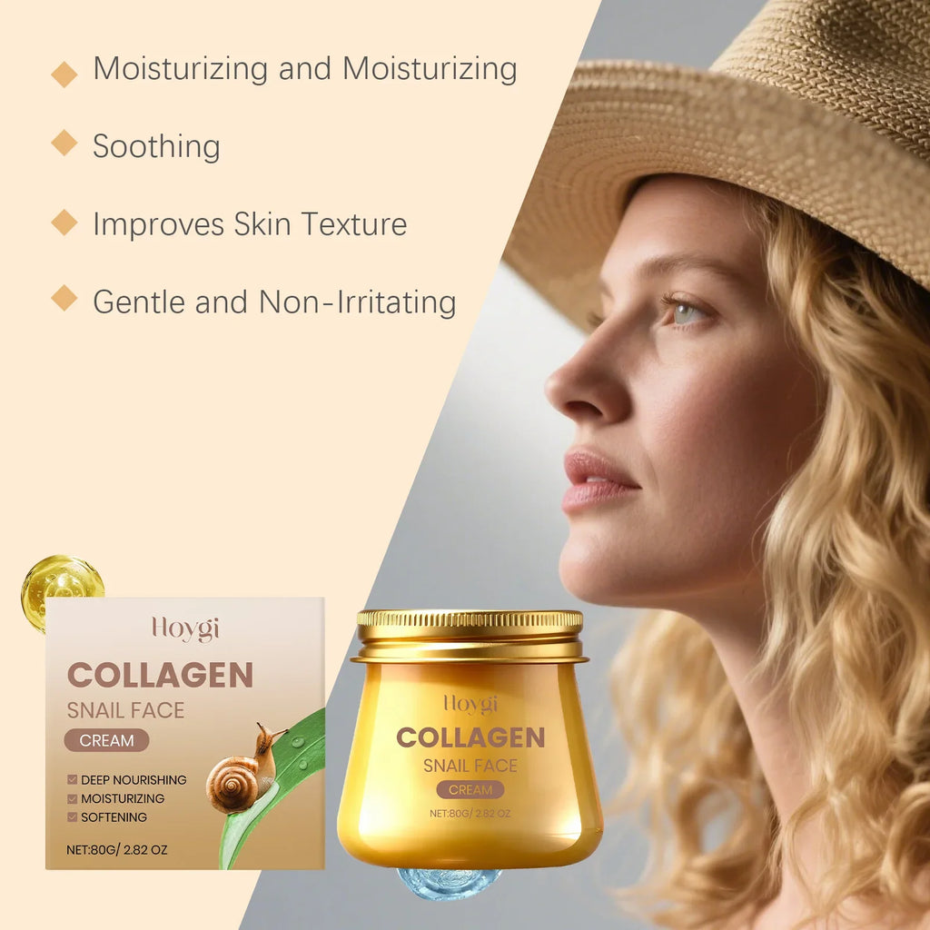 Hoygi Collagen Snail Anti-Aging Face Cream 80g | Moisturizer