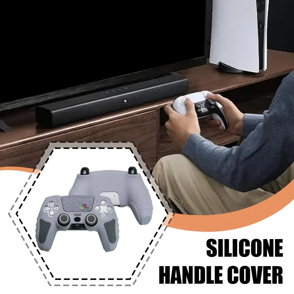 PS5 Controller Silicone Cover – Non-Slip Grip & Thumb Stick Caps