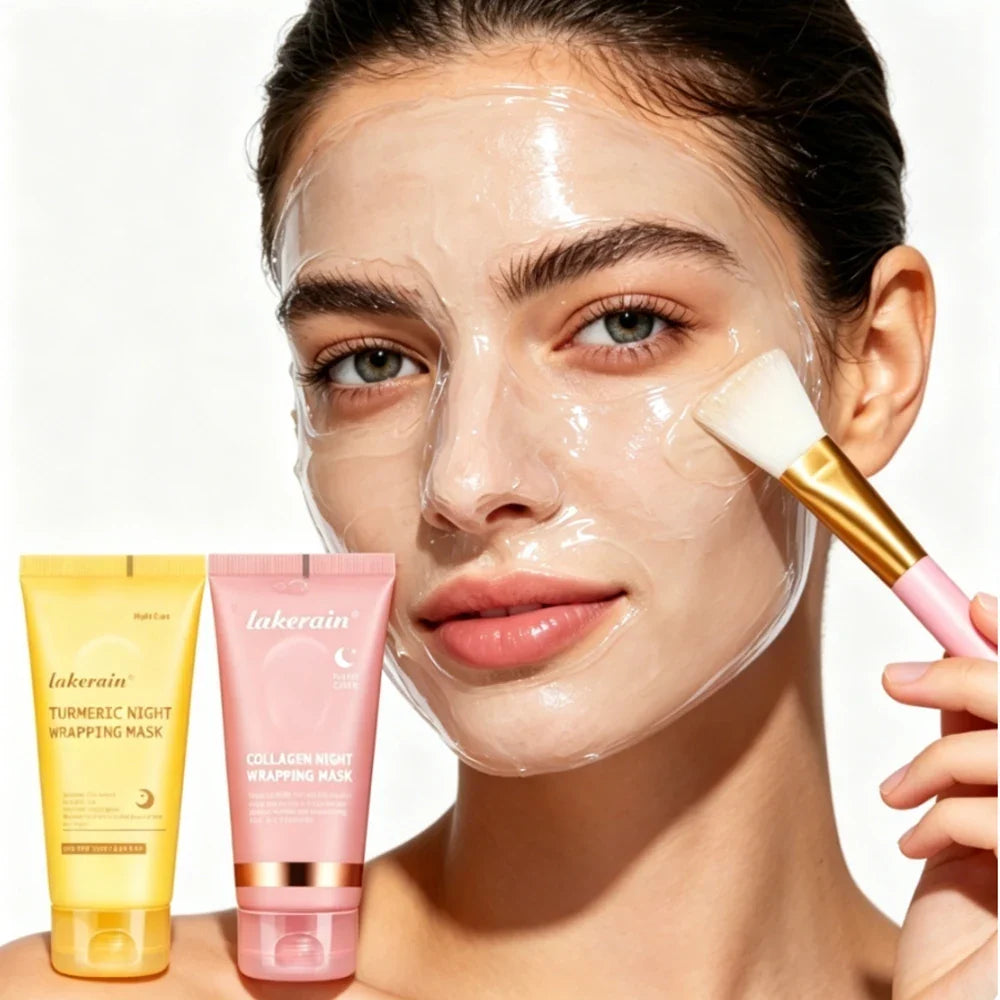 Turmeric Collagen Peel-Off Night Mask Duo | Glow & Firm
