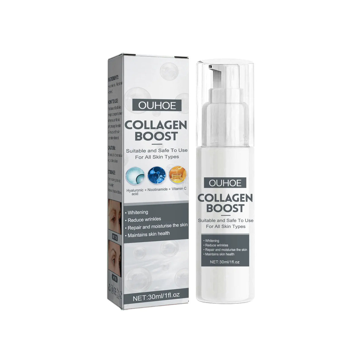 Ouhoe Anti-Aging Brightening Face Serum 30ml – Firm & Glow