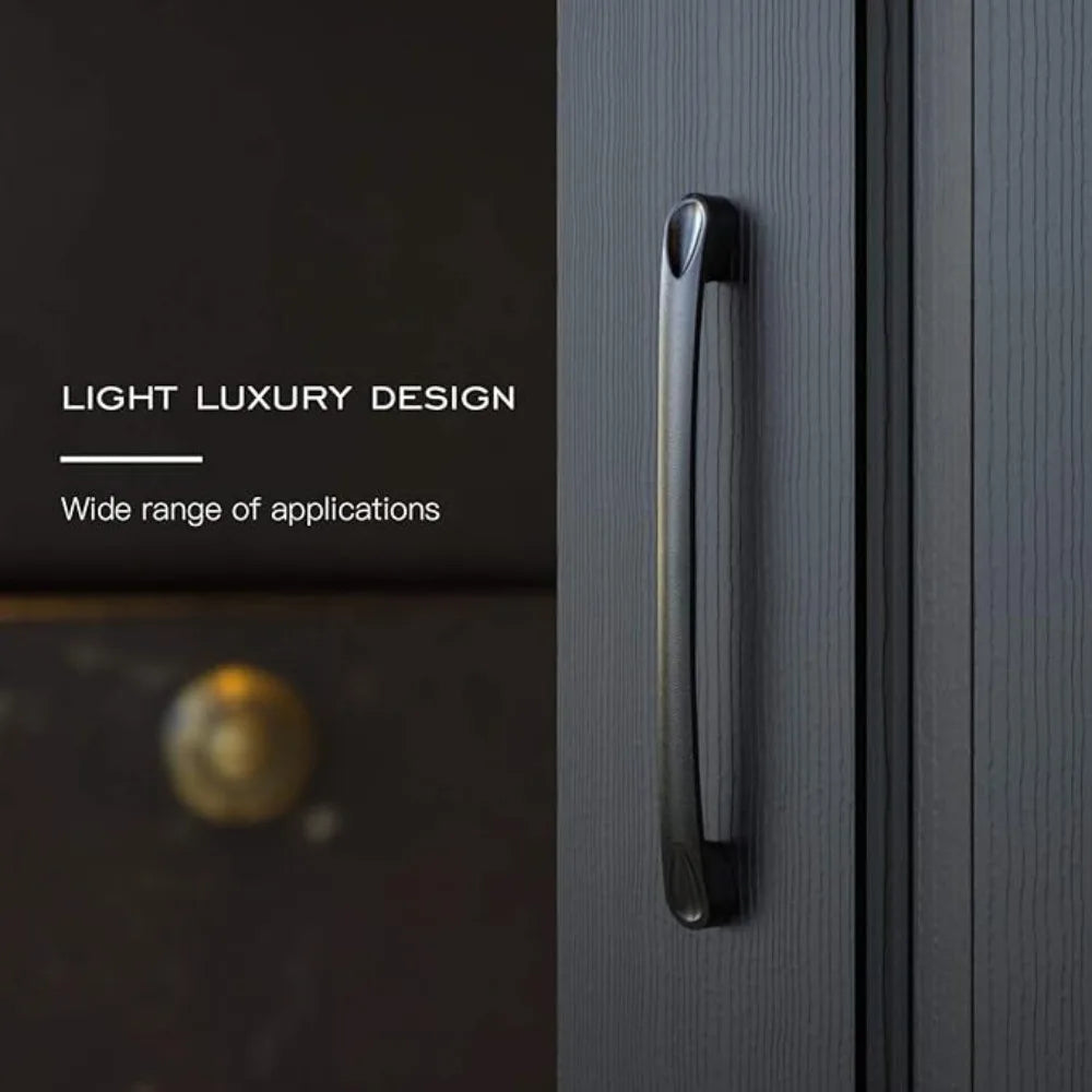 Black Aluminum Cabinet Knobs – Drawer & Cupboard Pulls