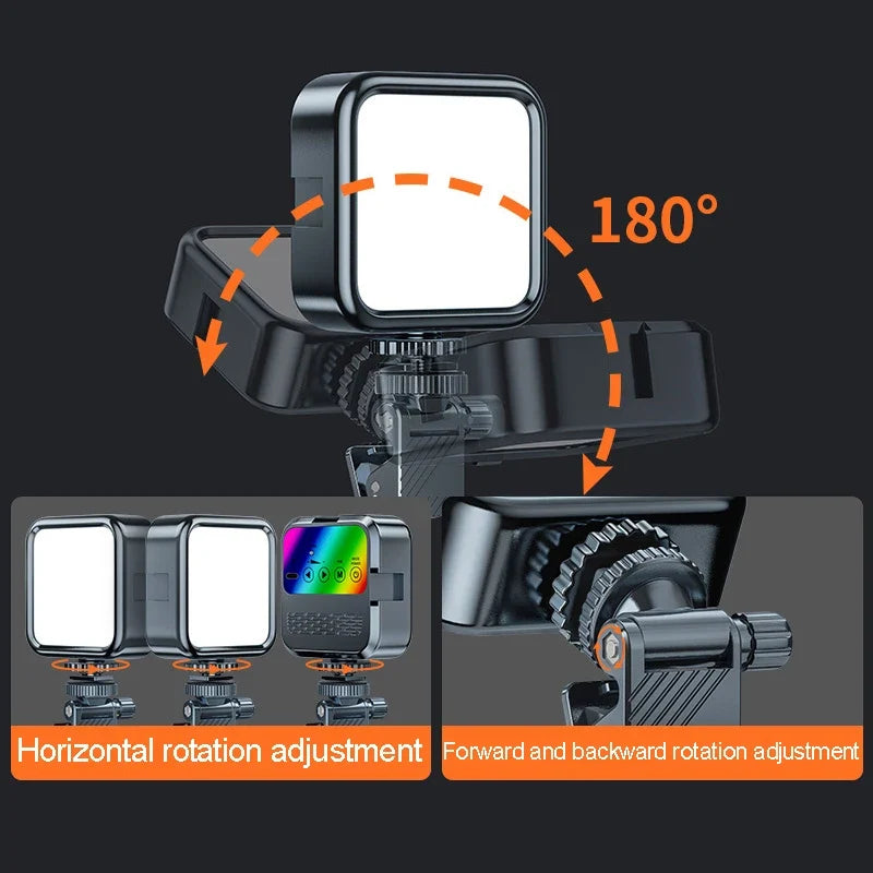 Led Photography Lighting Light Ring Tripod Rechargeable Selfie Lamp