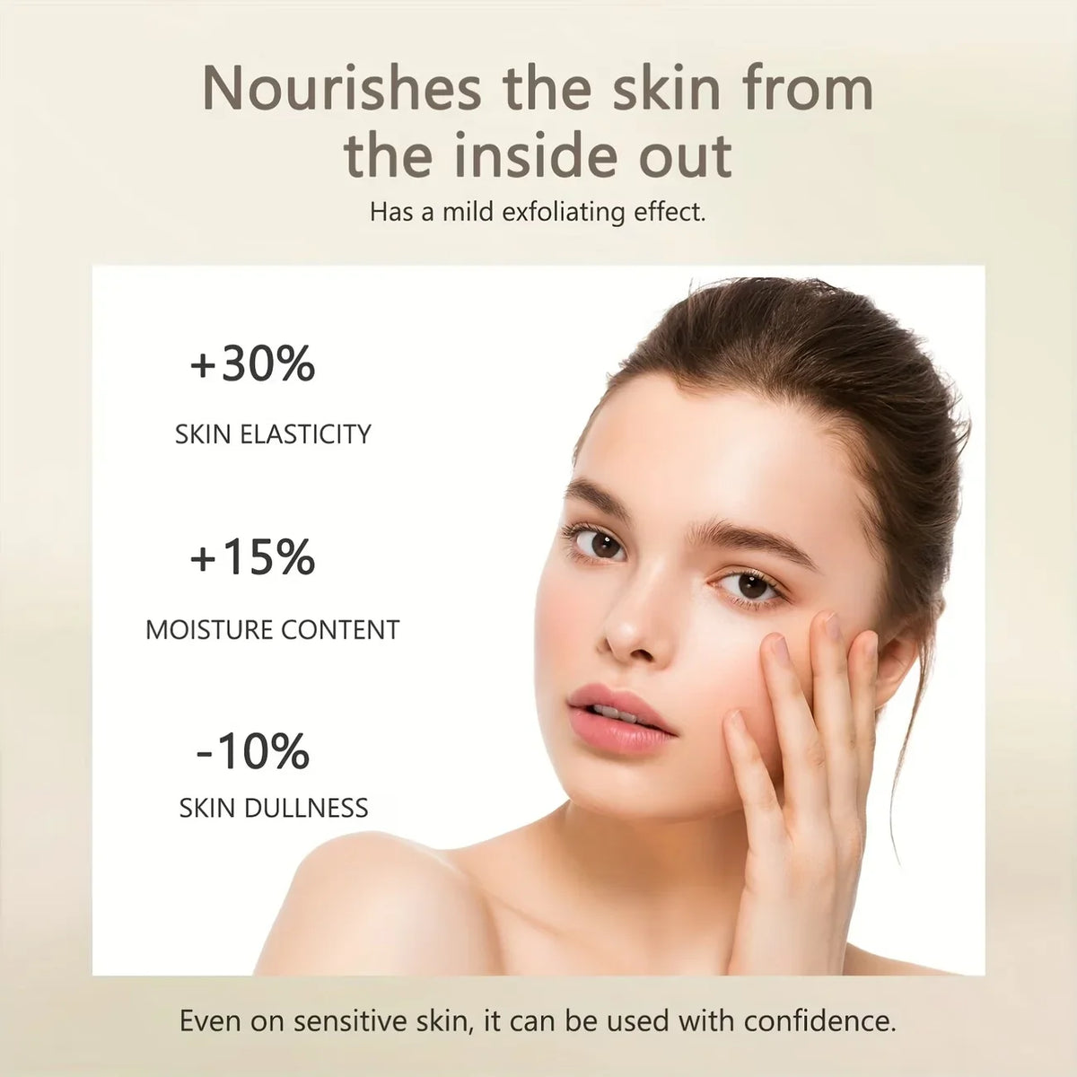 Radiant Skin Cleansing Scrub Gel – Soybean Extract, Oil-Free