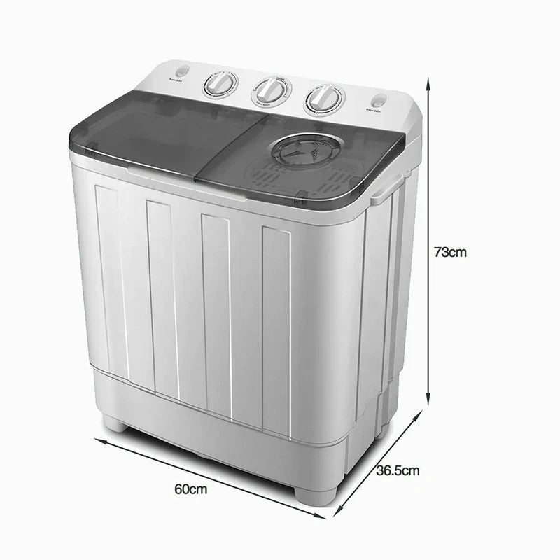 2-in-1 Portable Semi-Auto Washing Machine & Dryer Combo 4.5KG