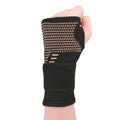 Copper Fiber Wrist Brace Gloves – Adjustable Compression Straps