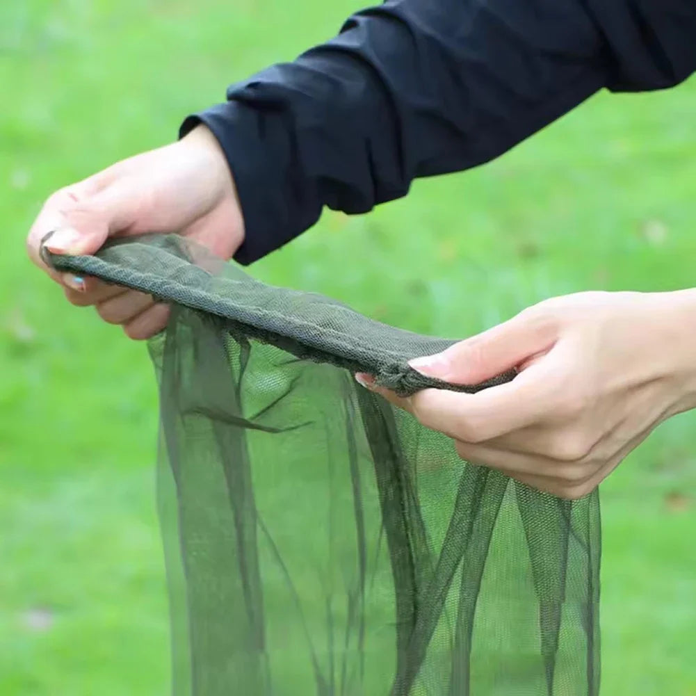 Mosquito Head Net Hat – Bug Face Shield for Camping & Hiking
