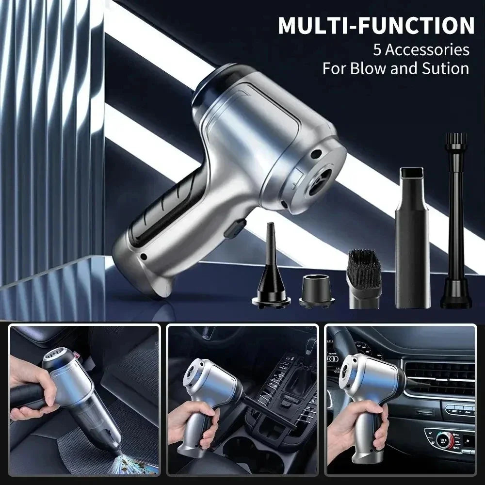 HOMEFISH Cordless Handheld Car Vacuum 120W – Home & Auto