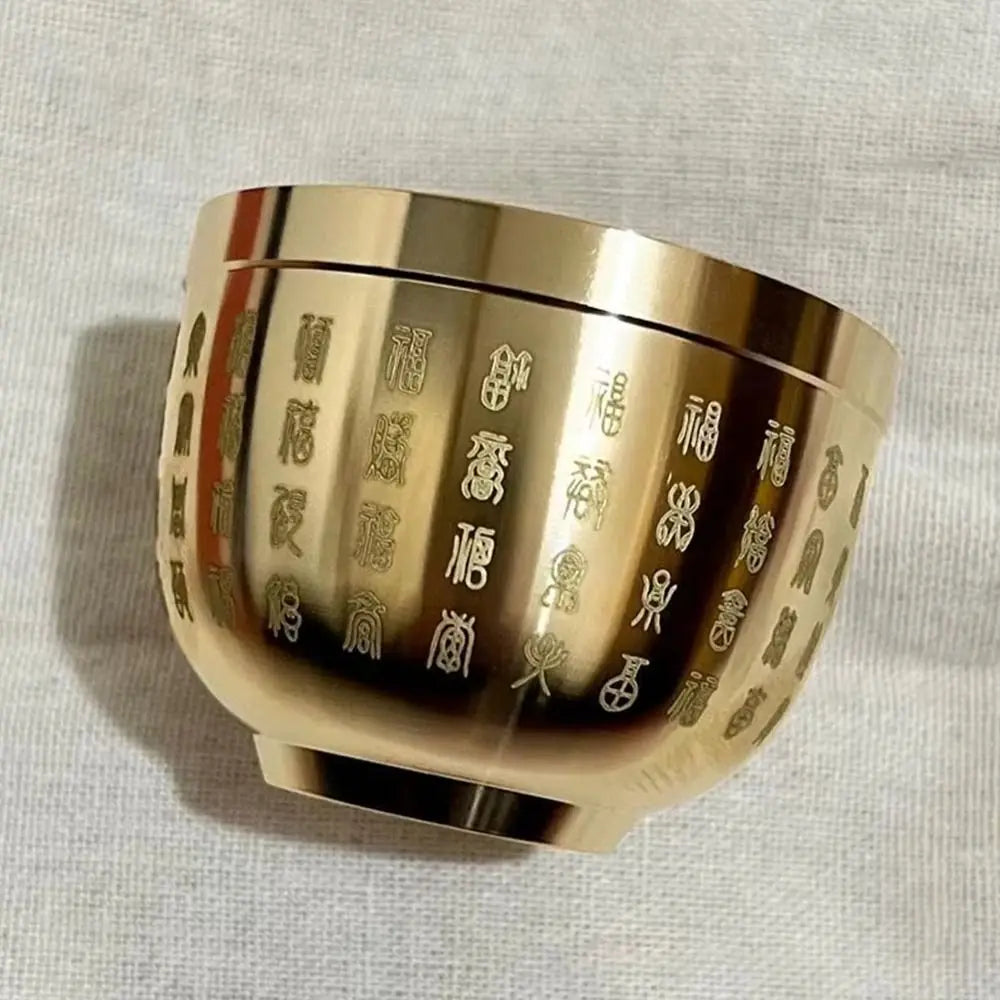 Pure Brass Cornucopia Wealth Attracting Small Mini Baifu Rice