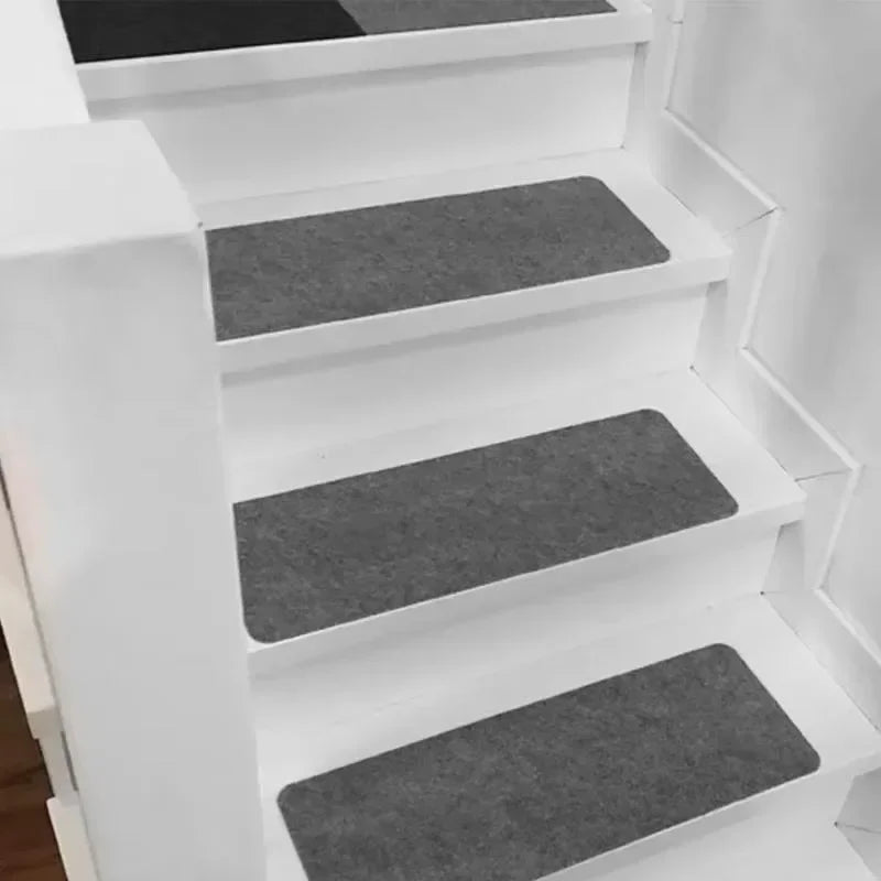 4-Pack Non-Slip Self-Adhesive Stair Mats – Step Rug Covers