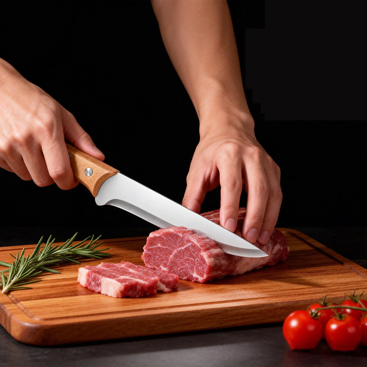 Stainless Steel Boning Knife – Professional Chef Kitchen Knife