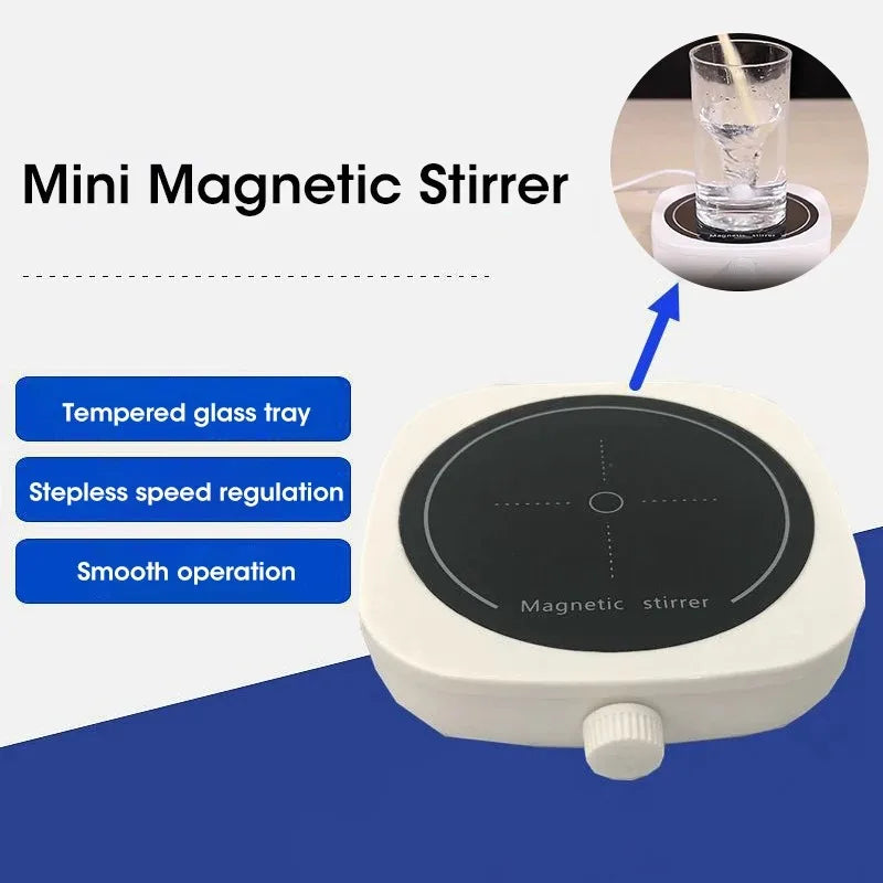 NOCCLILI Mini Magnetic Stirrer Lab Mixer 600–4000 RPM with Stir Bar