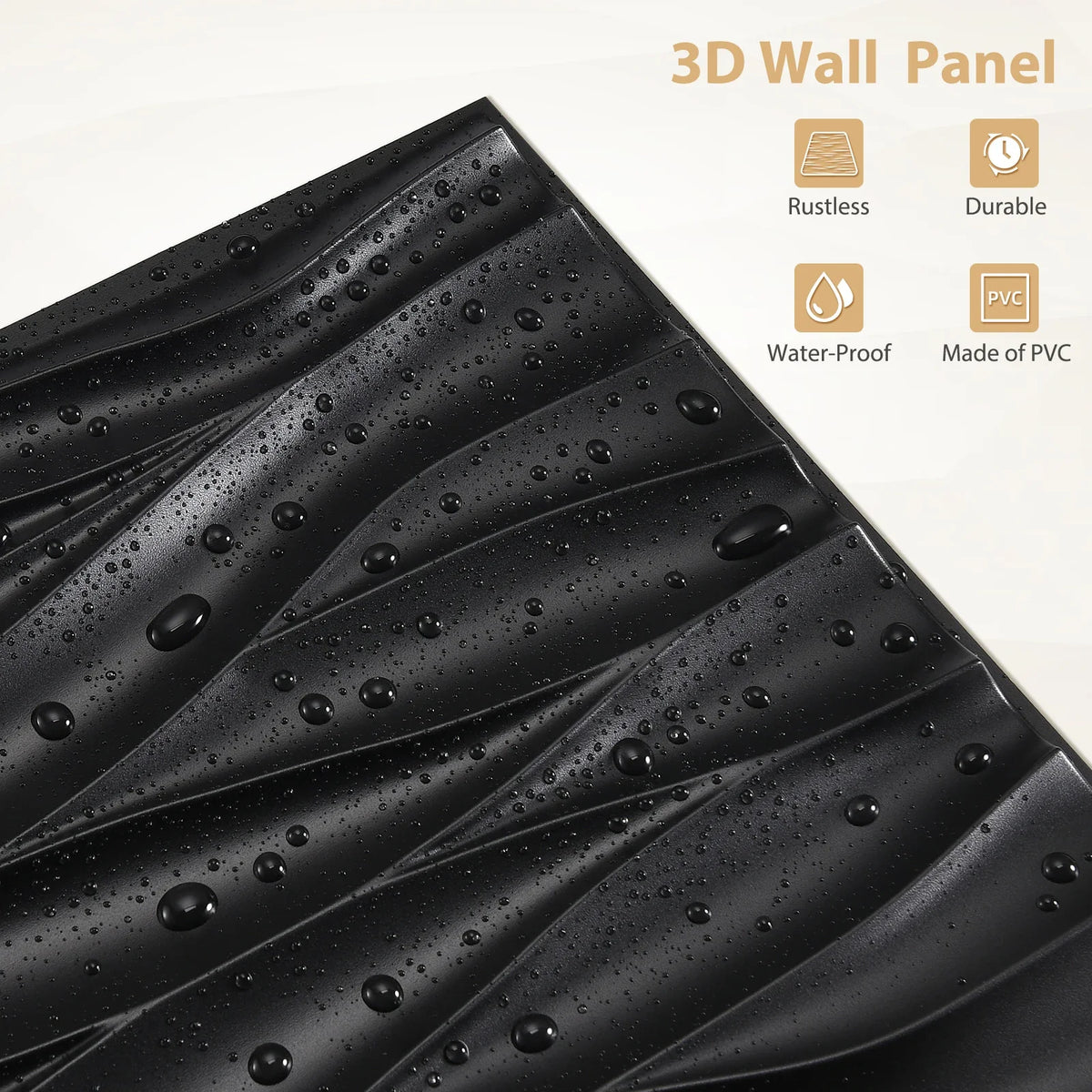 20 3D Pvc Wall Panels Indoor Decoration Living Room Hall Bedroom