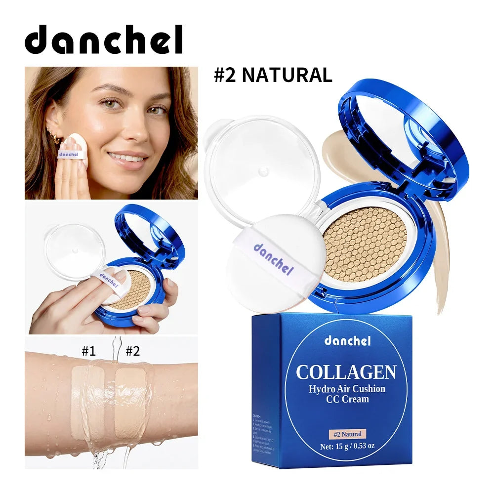 Collagen Air Cushion CC Cream – Hydrating Dewy Foundation