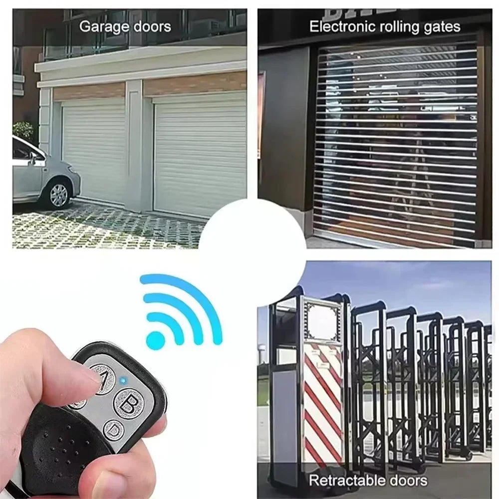 4-Button Universal Garage Door Remote 433MHz Cloner Duplicator