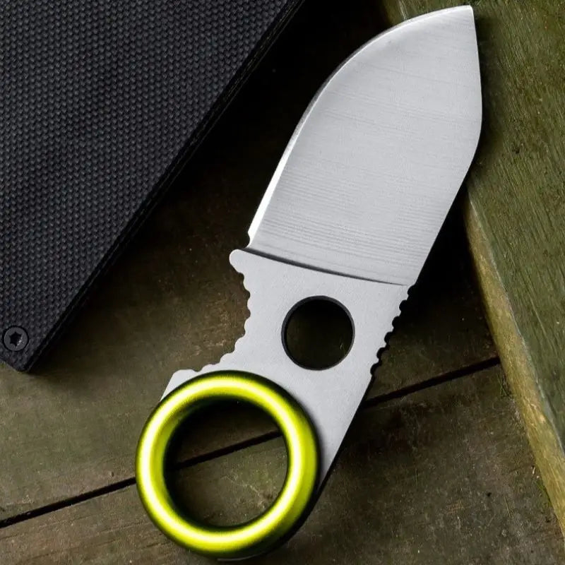 Mini EDC Pocket Knife – Stainless Steel Keychain Blade & Money Clip