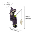 Halloween Ghost Festival Fishing Witch Resin Handicraft Display Fish