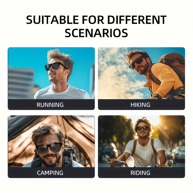 Smart Glasses Bluetooth Earphones – Calls, Music & UV Protection