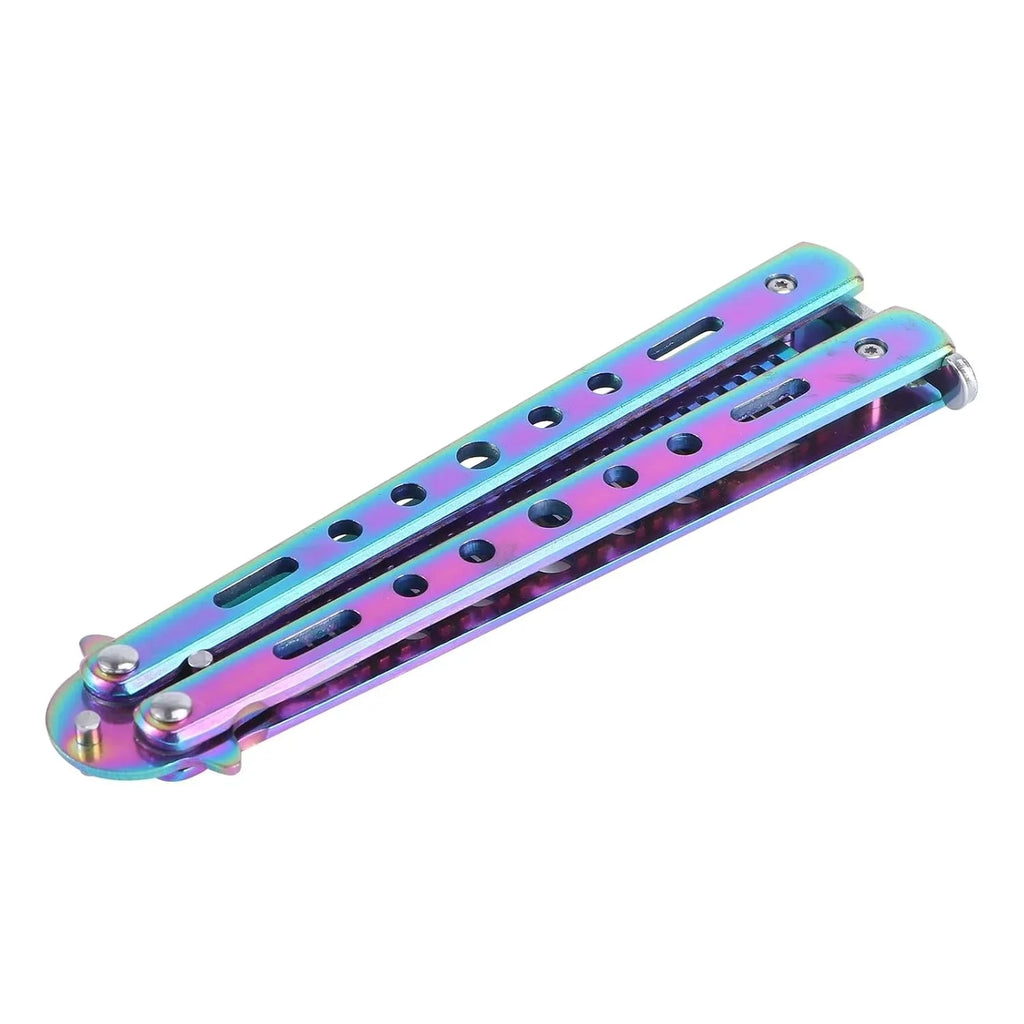 Rainbow Butterfly Comb – Foldable Stainless Steel Training Tool