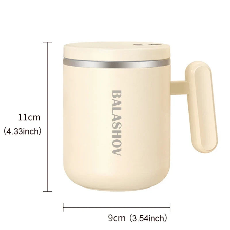 BALASHOV 400ml Electric Self-Stirring Coffee Mug | Auto Mix Cup