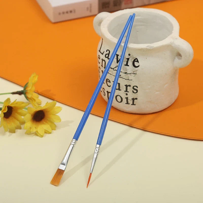 20-Piece Painting Brush Set – Hook Line & Flat Tip Art Brushes