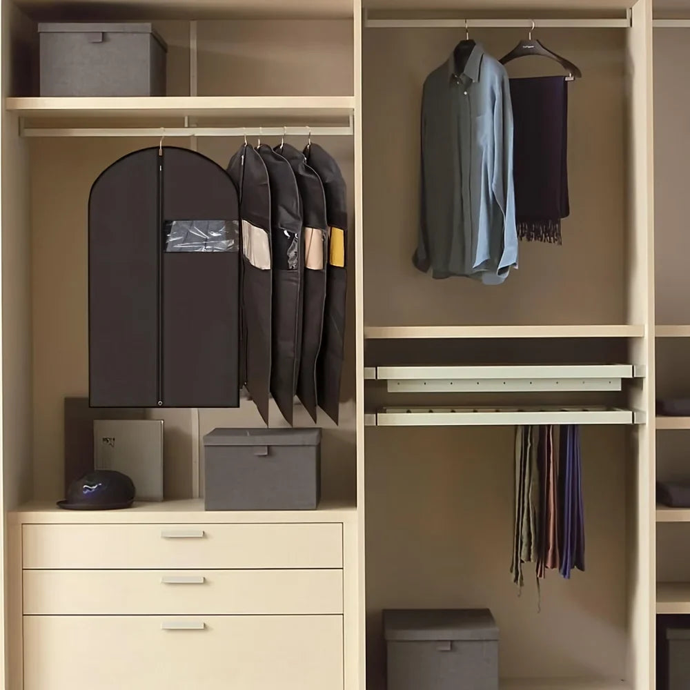 Dust-proof Garment Bags Zippered Hanging Clothing Organizer