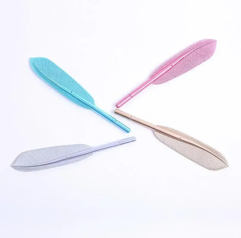 Feather Gel Pens Set of 3 – 0.5mm Cute Novelty Writing Pens